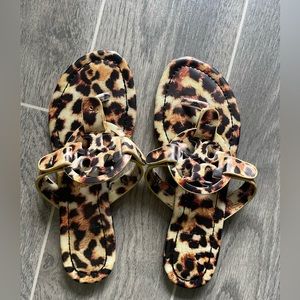 Tory Burch miller sandals leopard 🐆 size 7.5